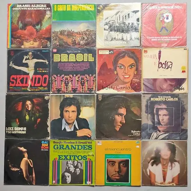 Combo x 16 Disco Vinilo Brasil - Música Brasilera