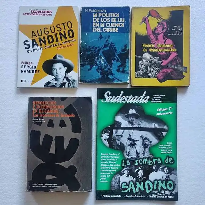 Combo Caribe Centroamérica Granada Guatemala Nicaragua Sandino - 4 libros 1 revista