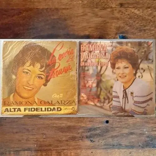 2 Discos Ramona Galarza - la novia del Paraná Grandes éxitos - Disco Vinilo