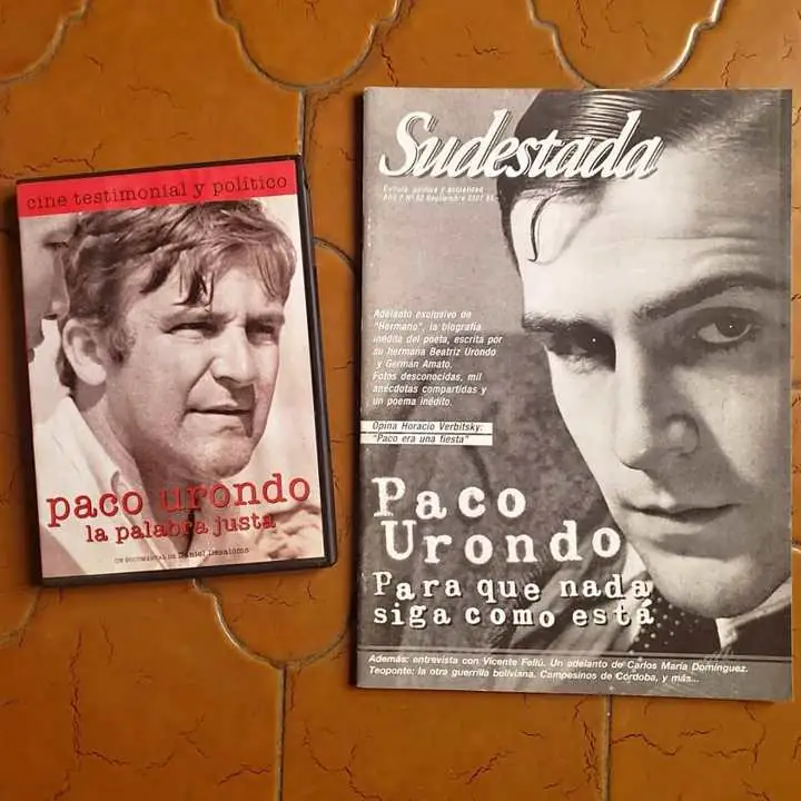 Paco Urondo - Combo DVD la palabra justa - Revista