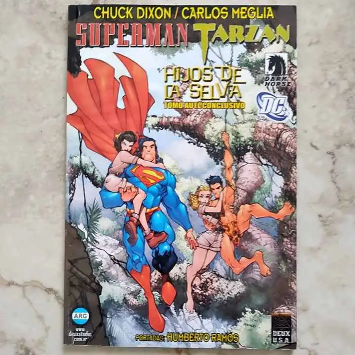Superman Tarzán Hijos de la selva - Chuck Dixon Carlos Meglia - Deux Comics