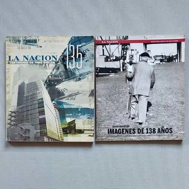Combo x 2 la Nación edición aniversario - 135 años testimonio de tres siglos - Imágenes de 138 años