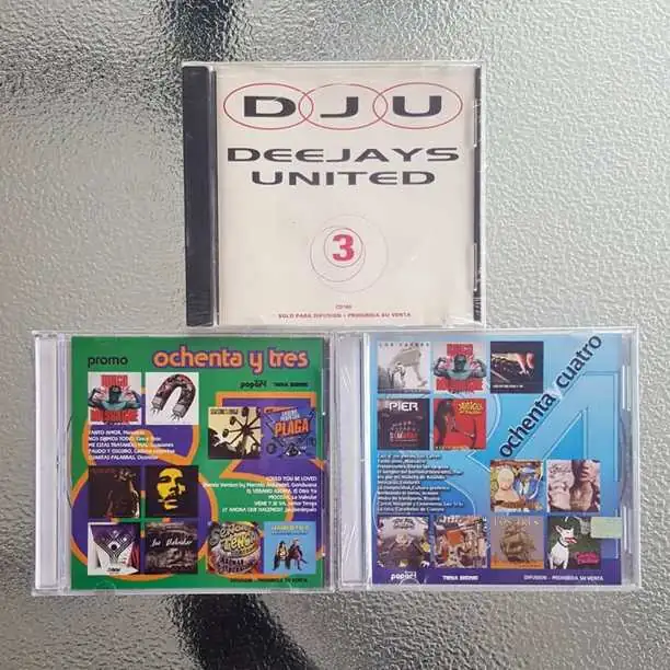 Combo 3 CD - Deejays United 160 - Promo Popart Tocka Discos 83 y 84