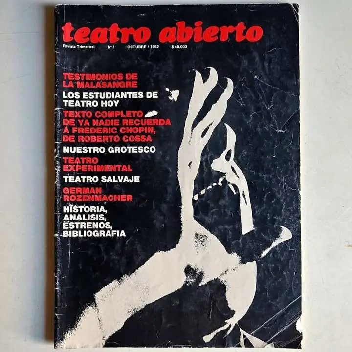Revista Teatro Abierto 01 - Octubre 1982