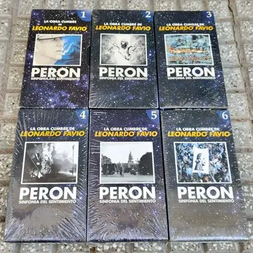 Leonardo Favio - Perón sinfonía del sentimiento - 6 VHS