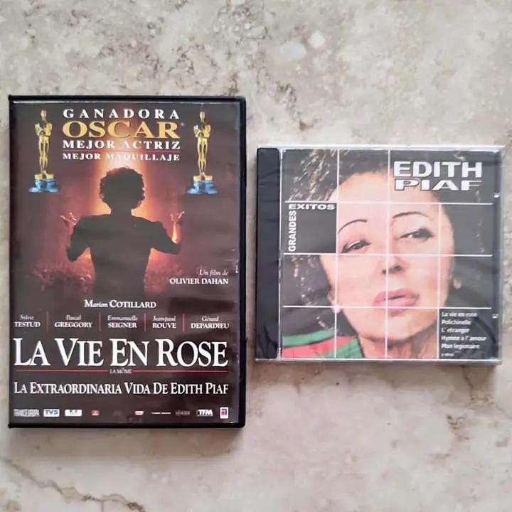 Edith Piaf Combo - CD Grandes éxitos - DVD la Vie Rose