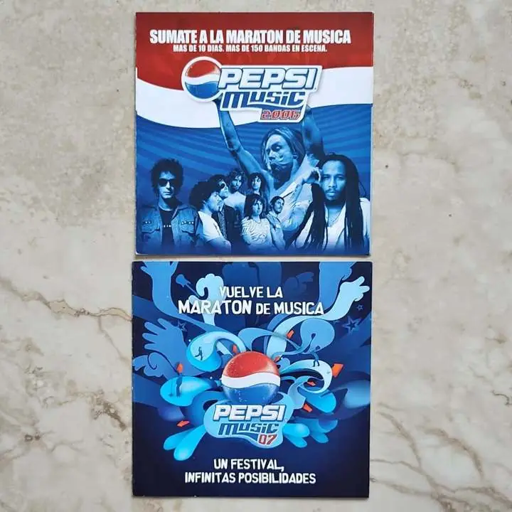 Festival Pepsi music - Combo x 2 programas años 2006 y 2007