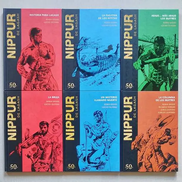 Combo x 6 Nippur de Lagash - Robin Wood Lucho Olivera - Planeta Comics Historieta