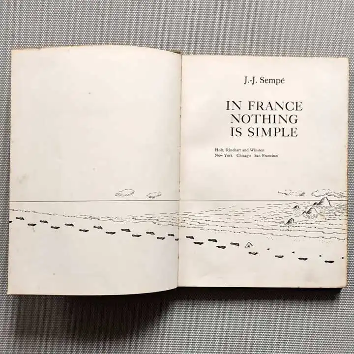 Jean-Jacques Sempé - In France nothing is simple - Comics Historieta Humor gráfico