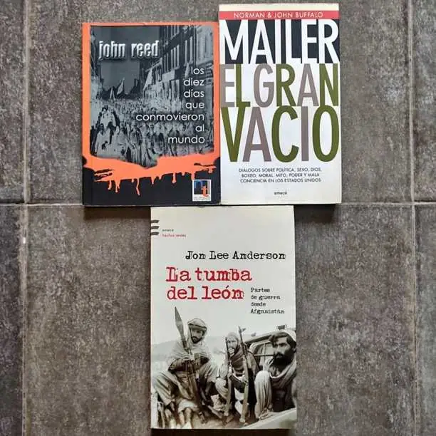 Combo x 3 libros - John Reed Norman Mailer Jon Lee Anderson
