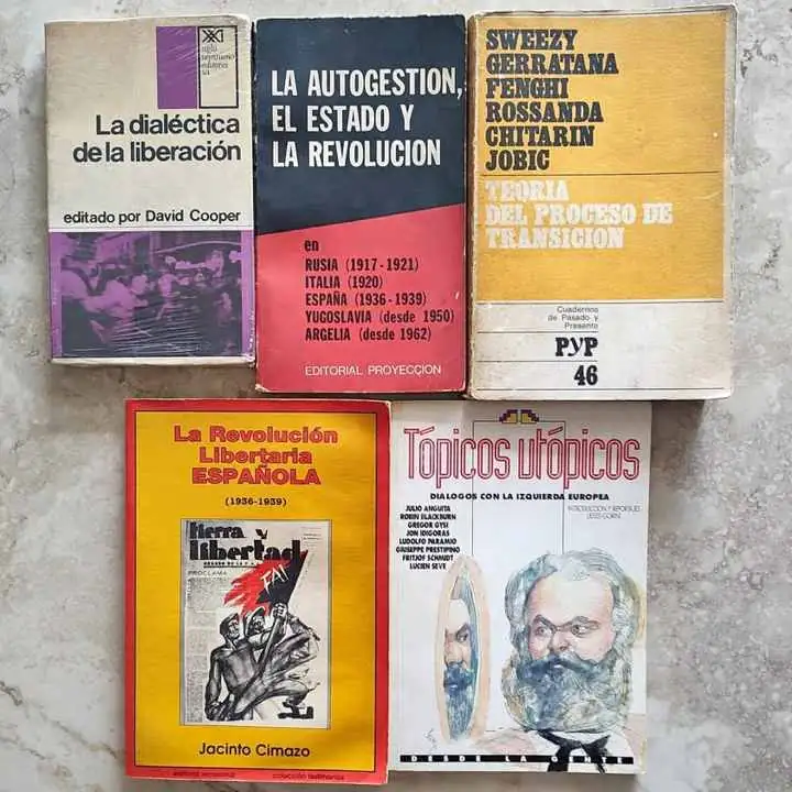 Combo x 5 libros - Izquierda europea revolución Europa Occidental