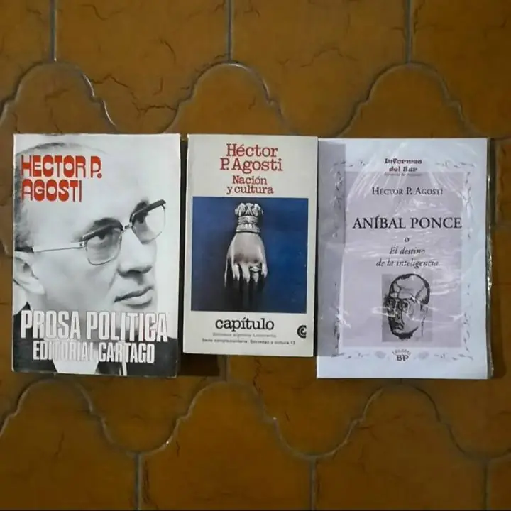 Lote x 3 Libros Héctor P Agosti