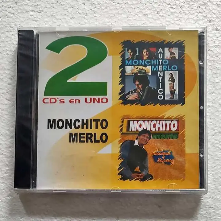 Monchito Merlo - 2 CD en 1 - Auténtico - Entre chamamé y sapucay - CD nuevo