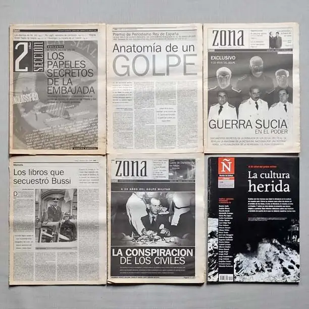 Diario Clarín - Dictadura militar golpe de estado 1976 - Combo Clipping
