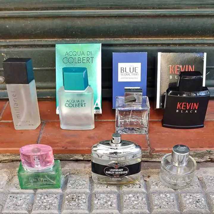 Combo x 8 Frasco Caja Perfume - Antonio Banderas Gino Bogani VZ Rain