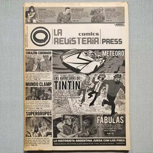 La revistería press N° 6 - Año 2008 - Comics Revista
