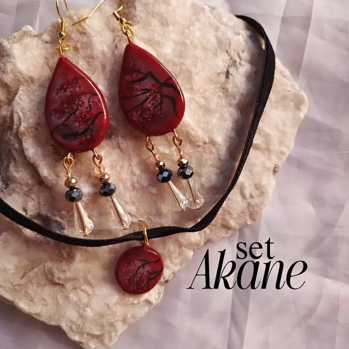 Set AKANE Aros y choker