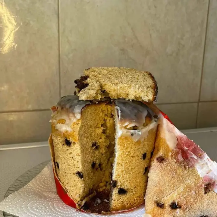 Pan dulce artesanal con chips de chocolate