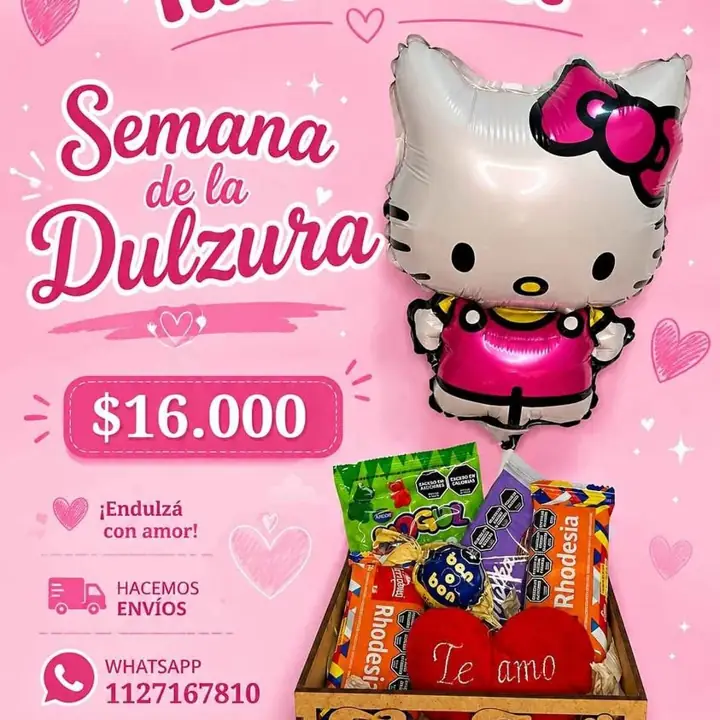 Semana de la dulzura hace tu pedido 1 al 7 de julio