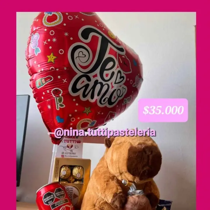 Regalos desayunos San Valentin ferrero rocher