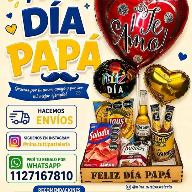 Regalos box día del padre river boca independiente racing