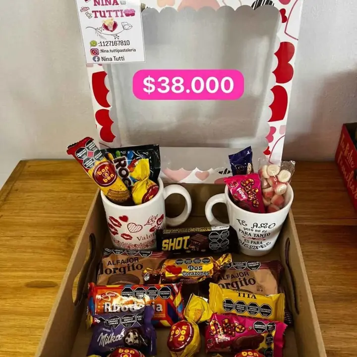 Desayuno sorpresa para 2 personas San Valentin