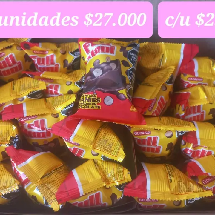 Huevos full mani 40gr 12 unidades 27.000