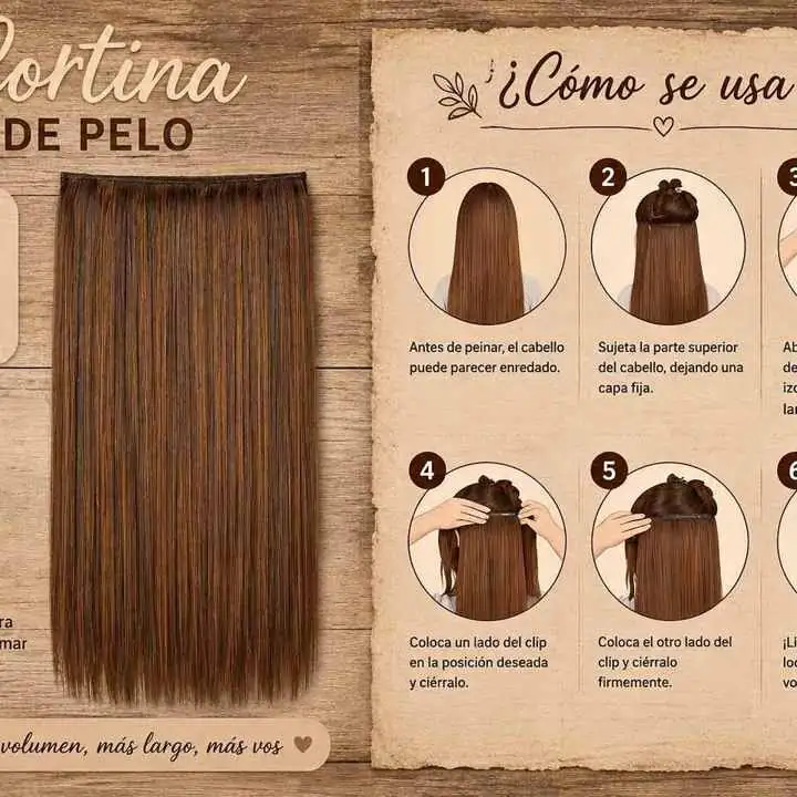 Cortina de pelo premium