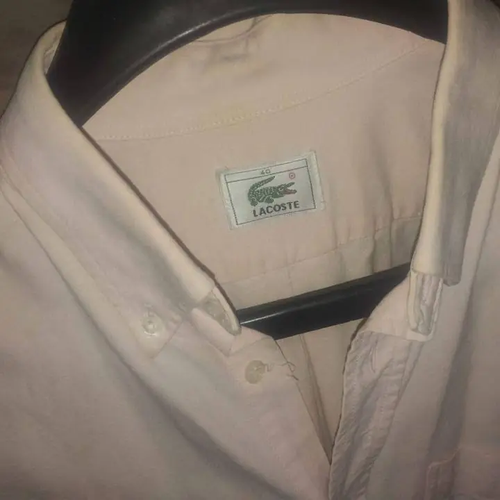 Camisa lacoste manga corta