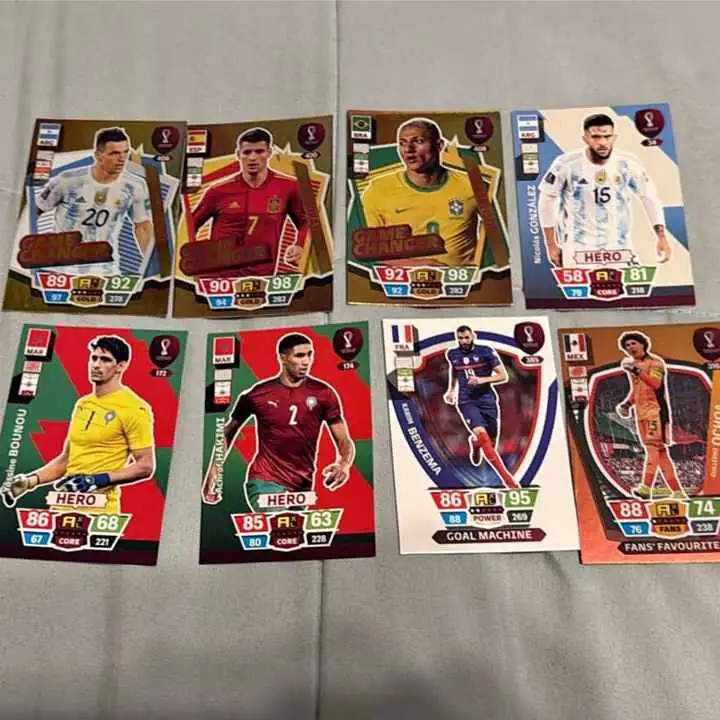 Lote de cartas adrenalyn Qatar 2022