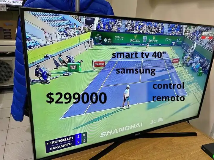 Smart tv samsung 40" con control como nuevo