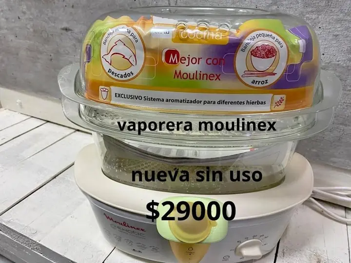 Vaporera moulinex nueva sin uso