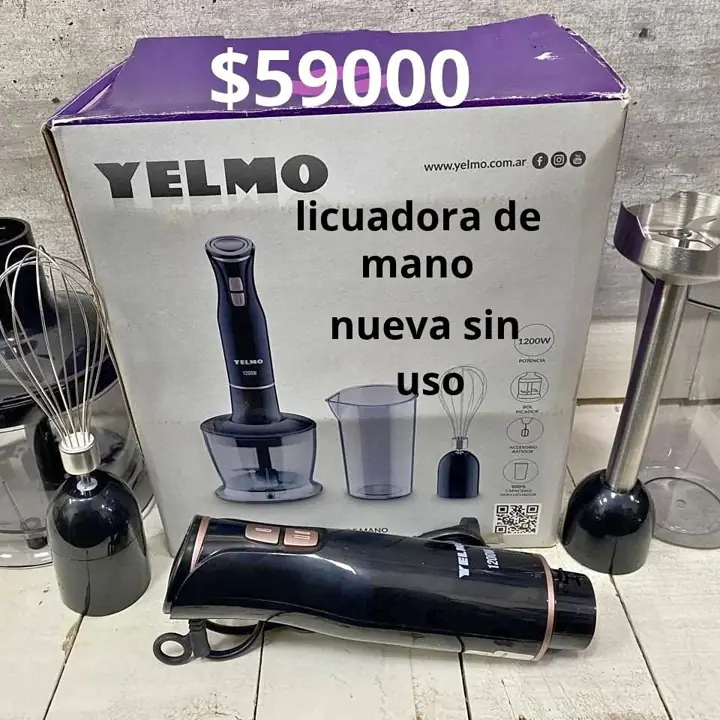 Licuadora de mano yelmo 1200 wats nueva