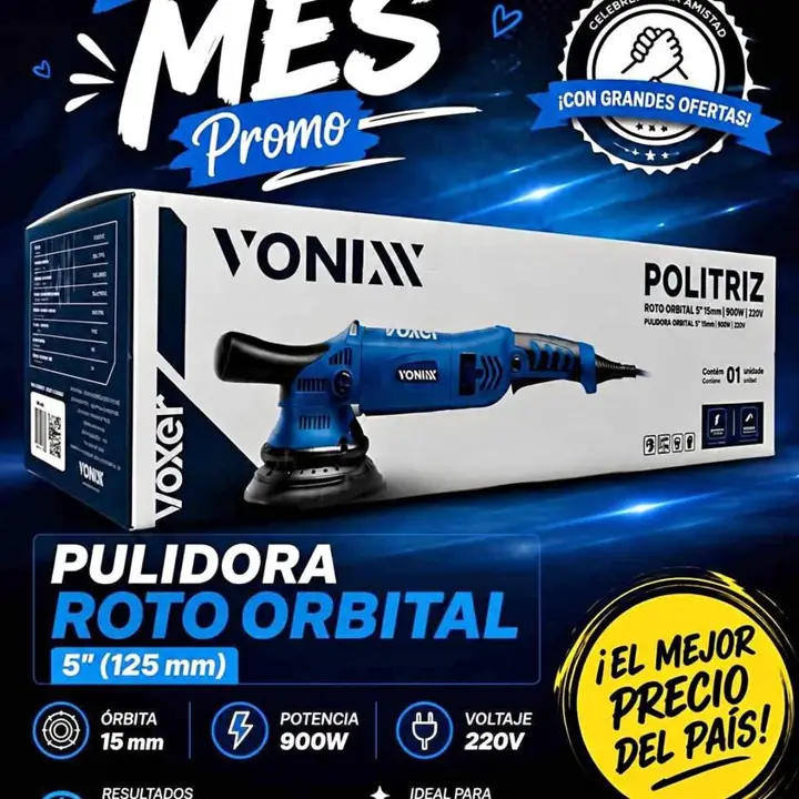 Pulidora Rotoorbital Vonixx Nueva