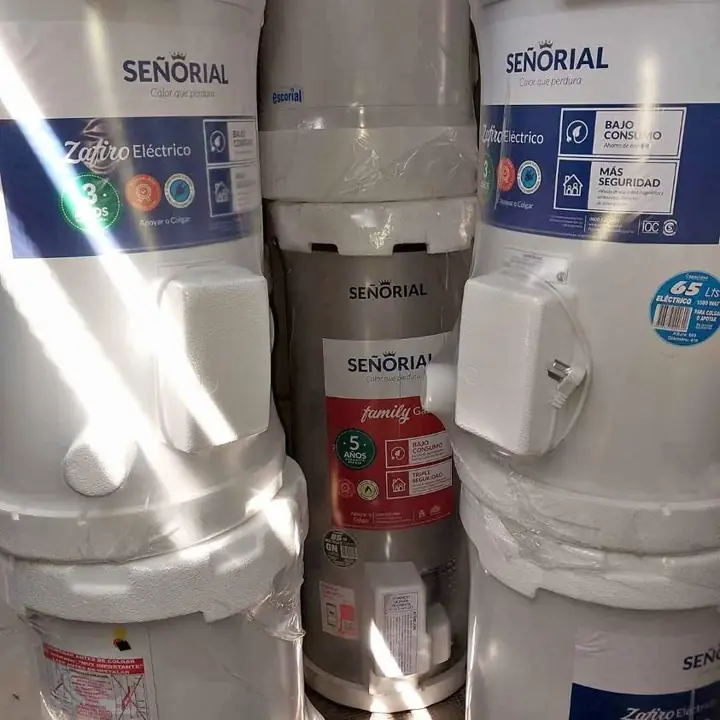 Mega oferta termotanque, gas natural y electrico > Señorial < garantia oficial de fabrica
