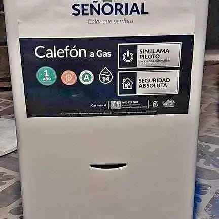 Señoral y Escorial calefones al mejor presio
