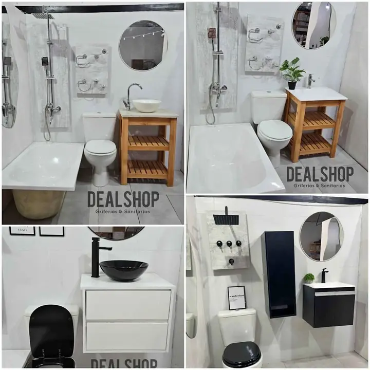 Combo completo para baño oferta! vanitory+ grifería+ sanitarios - juego completo de baño
