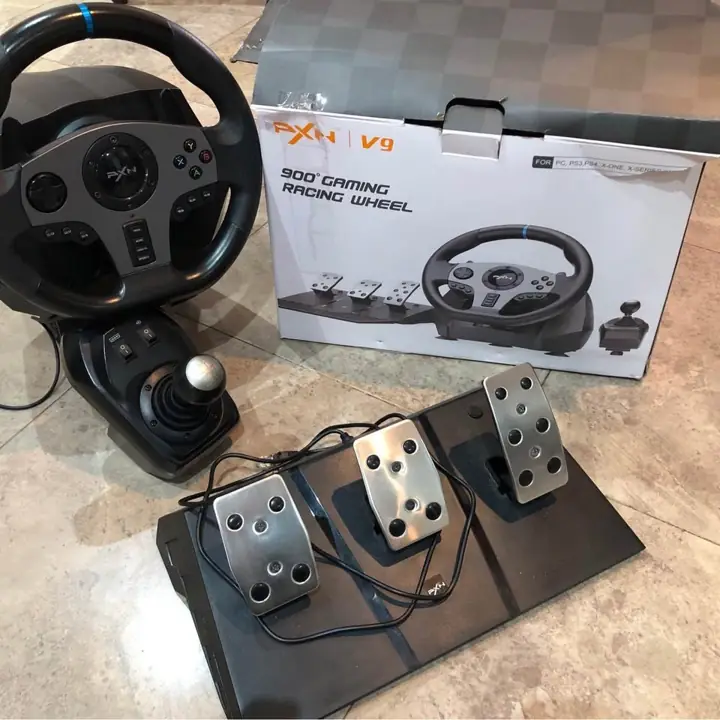 Vendo urgente volante vxn V9 DE 900 GRADOS ( gira todo el volante) tiene la caja de cambios