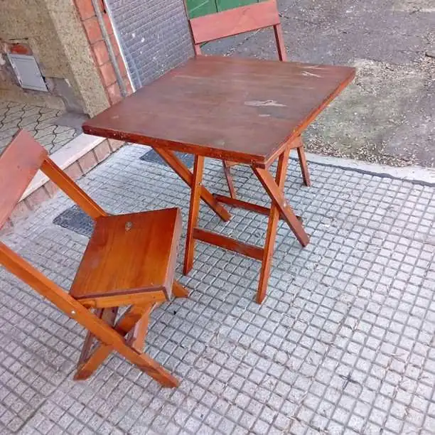 Juego de jardín madera