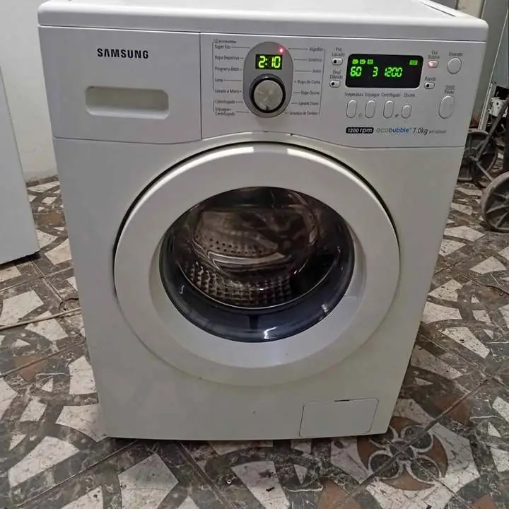 Lavarropas Samsung ecobuble de 7 kg 1200 rpm!