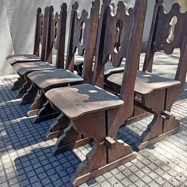 Sillas de algarrobo pesadas!7 sillas