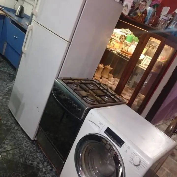 Combo heladera,cocina,lavarropas