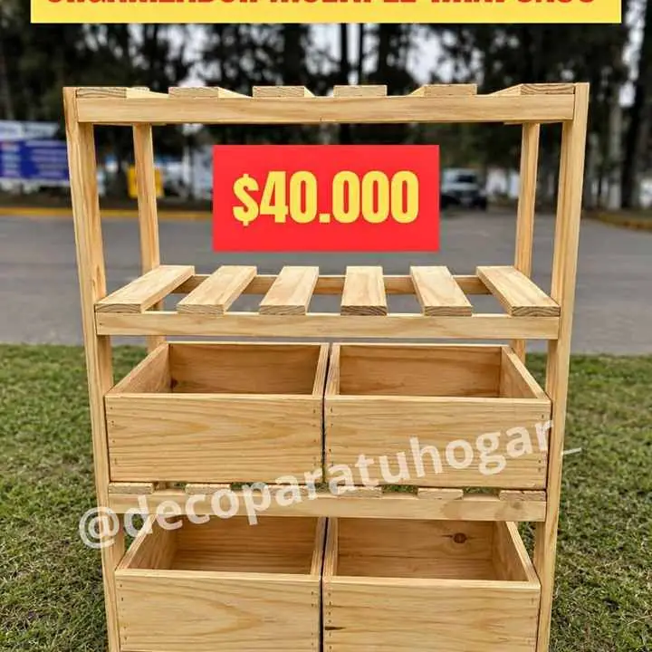 Organizador cajonera 1mt x 70