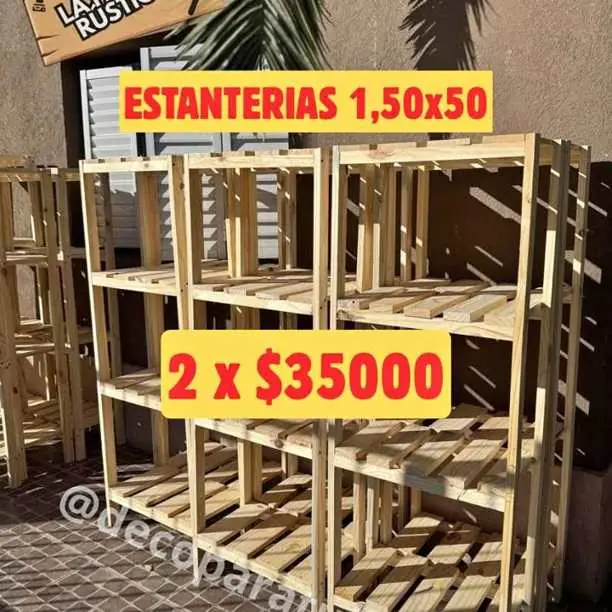 OFERTA! Estanterias 2 x $35000!
