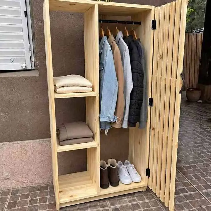 Vestidor con puerta