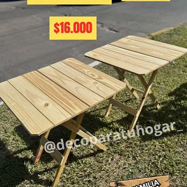 Mesas plegables