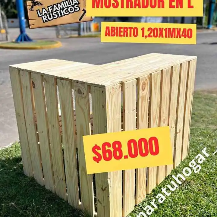 Barra / mostrador en L