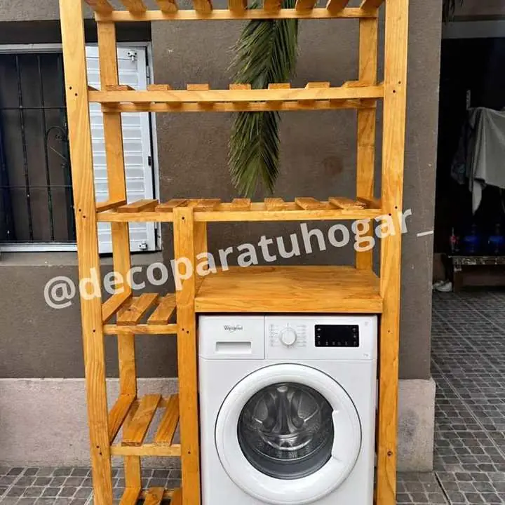 Estanteria + sobrelavarropas