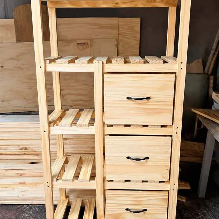 Estanteria con cajonera