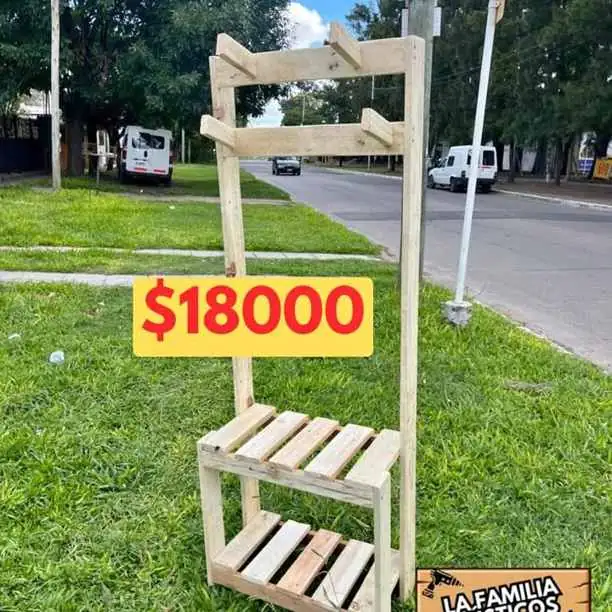 Perchero nordico 1,50 x 50 $18000